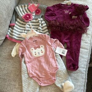 NWT 3 sets of baby cloths.
